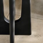 Kehlani Jet Black Mango Wood Bar Stool - Image 6