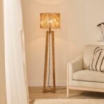 Konduru 150cm Floor Lamp Base - Natural Mango Wood
