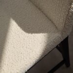 Nolan Boucle Bar Stool - Black Oak Legs - Image 5