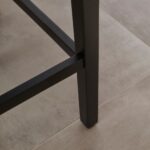 Nolan Boucle Bar Stool - Black Oak Legs - Image 7