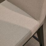 Outlet - Nolan Fawn Linen Bar Stool - Black Oak Legs - Image 6