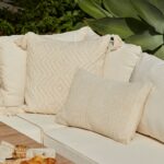 Shiro Wooden Garden Corner Dining Sofa Set with Grey Parasol - Image 5
