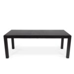 Magnus Black Wood Dining Table - Extendable - Image 8