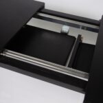 Outlet - Magnus Black Wood Extendable Dining Table - Image 8