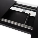 Magnus Black Wood Dining Table - Extendable - Image 5