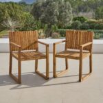 Lennox Table & 8 Lennox Armchairs with Cream Parasol - Image 3