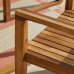 Lennox 8 Seater Wooden Garden Dining Set with Cushions - Image 8