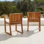 Lennox 6 Seater Wooden Garden Dining Set with Cushions - Image 6