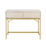 Luella 100cm Fluted Dressing Table - Driftwood - Image 7