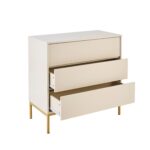 Luella 80cm 3 Drawer Fluted Chest of Drawers - Driftwood - Image 7