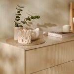 Luella 80cm 3 Drawer Fluted Chest of Drawers - Driftwood - Image 3