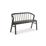Outlet - Mabel 3 Seater Bench - Black Oak - Image 9