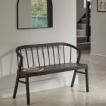 Outlet - Mabel 3 Seater Bench - Black Oak - Image 7