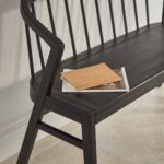 Outlet - Mabel 3 Seater Bench - Black Oak - Image 8