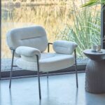 Outlet - Zaliki Concrete Round Side Table - Black - Image 2