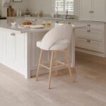 Outlet - Marilyn Boucle Bar Stool - Whitewash Legs - Image 2