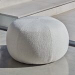 Nathalia Boucle Round Footstool