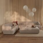 Nathalia Large Left Hand L-Shape Sofa - Soft Beige - Image 2