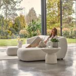 Outlet - Zaliki Pearl Terrazzo Concrete Coffee Table - Image 8