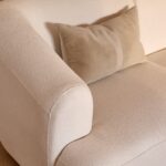 Nathalia Right Chaise Corner Sofa - Chalk White Boucle - Image 8