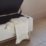 Outlet - Norah Storage Ottoman - Ivory - Image 5
