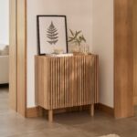 Outlet - Nia 2 Door Small Sideboard - Seasoned Oak