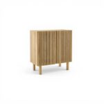 Outlet - Nia 2 Door Small Sideboard - Seasoned Oak - Image 9