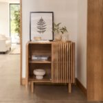 Outlet - Nia 2 Door Small Sideboard - Seasoned Oak - Image 4