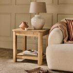 Noah Rectangular Side Table - Whitewash Oak - Image 3