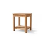 Noah Rectangular Side Table - Whitewash Oak - Image 10