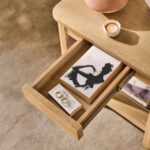 Noah Rectangular Side Table - Whitewash Oak - Image 5