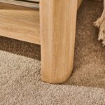 Noah Rectangular Side Table - Whitewash Oak - Image 9