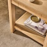 Noah Rectangular Side Table - Whitewash Oak - Image 6