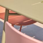 Wilder 6 Seater Metal Garden Dining Set with Wren Chairs - Image 7