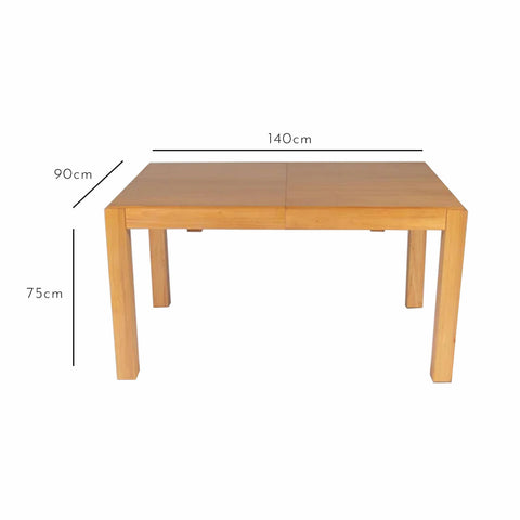 Magnus Pale Oak Dining Table - Extendable 1 Magnus Extendable Dining Table Oak