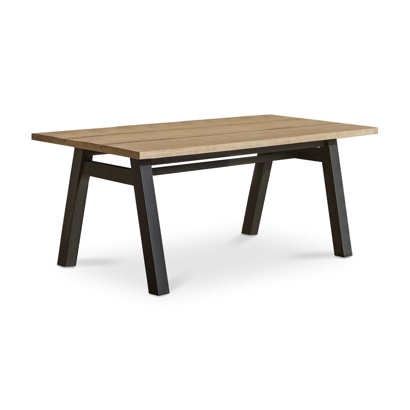 Palm Wooden Garden Table - Brushed Light Acacia - Image 6