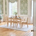 Paul 160-220cm Whitewash Oak Extending Dining Table Set - 6 Seater - Tilly Wood String Dining Bench
