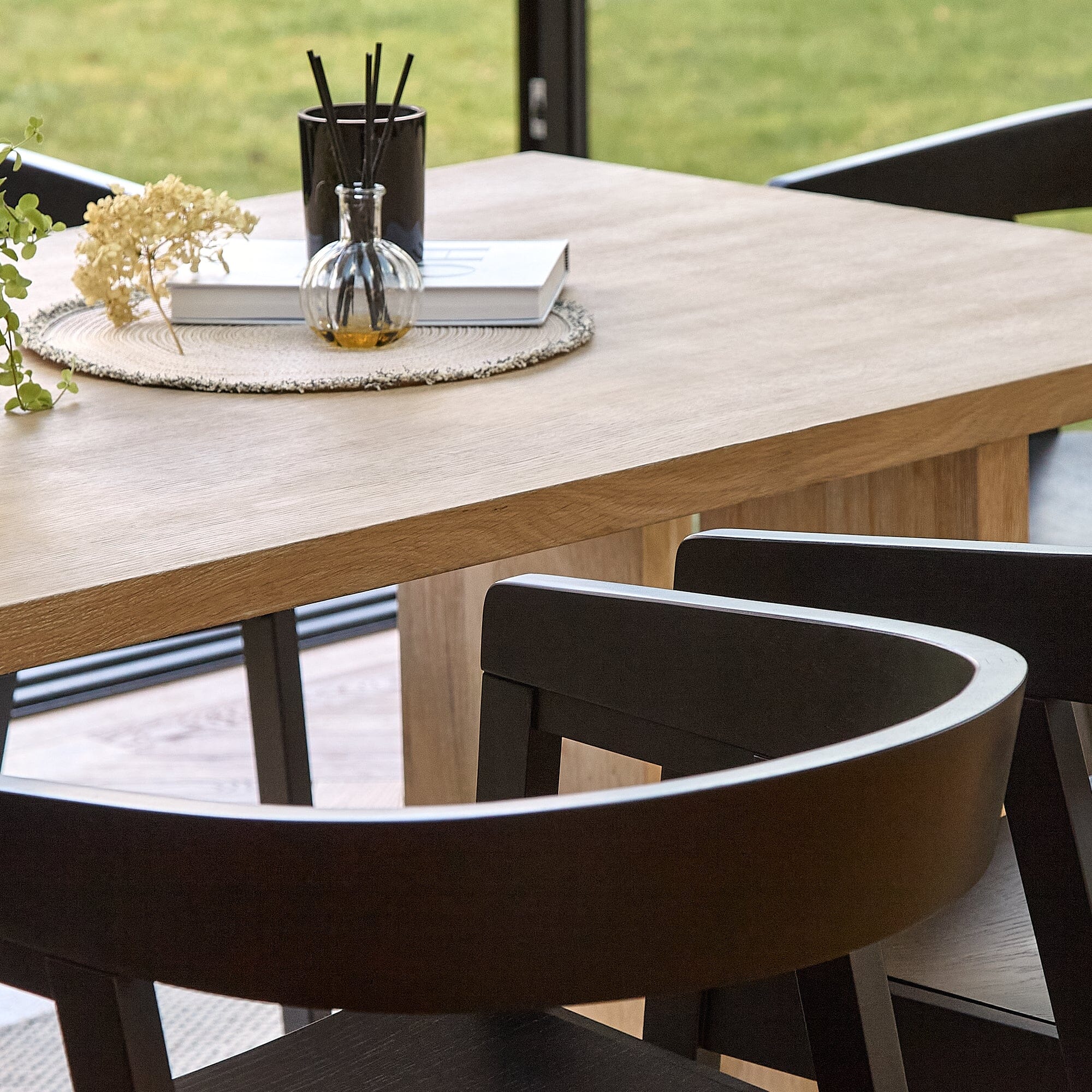 Priya Whitewash Oak Rectangular Dining Table - Image 8