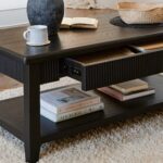 Raleigh Black Coffee Table - Image 2