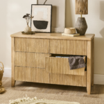 Raleigh 6 Drawer Chest of Drawers - Whitewash - Image 2