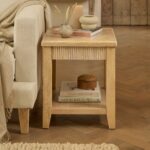 Raleigh 45cm Side Table - Whitewash - Image 4