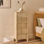 Raleigh 5 Drawer Tallboy - Whitewash - Image 7