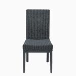 Reid Slate Grey Dining Chairs - Set of 2 - Mindi Wood Legs - Image 7