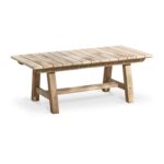 Shiro Wooden Garden Set with 3 Seater Sofa - 2 Shiro Armchairs & Coffee Table - Image 7