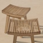 Shiro Wooden Garden Set with 3 Seater Sofa - 2 Shiro Armchairs - 2 Stools & Coffee Table - Image 6