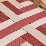 Saffron White Acacia Occasional Garden Chair - Beige/Paprika Rope - Image 5