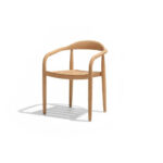 Willow Wooden Oval Garden Dining Table Set - 8 Seater - Sasha Light Brushed Acacia Wood Chairs - Image 10