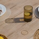 Shiro Round Garden Table - Brushed Light Acacia - Image 3