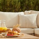 Shiro Wooden Garden Corner Sofa Set - Image 3