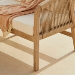 Shiro Wooden Garden Corner Sofa Set - Image 5